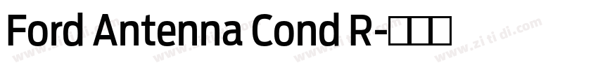 Ford Antenna Cond R字体转换 Ford Antenna Cond R字体转换